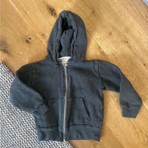 Mini Mioche Charcoal Zip-Up Hoodie